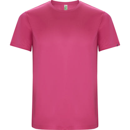 Camiseta técnica IMOLA en color roseton para personalizar con tu logo, nombre o foto