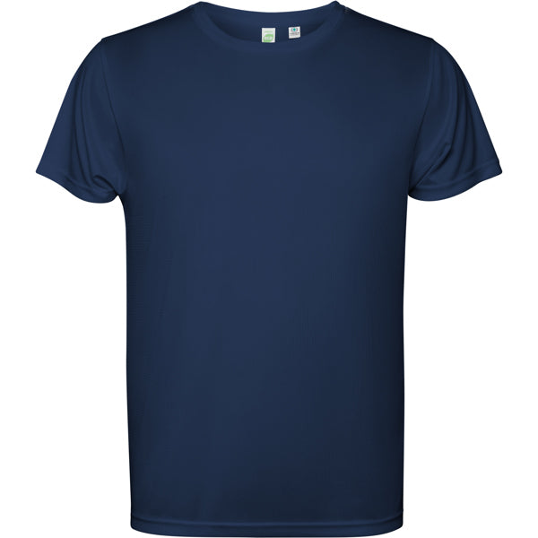 Camiseta técnica ESTORIL en color marino para personalizar con tu logo, nombre o foto