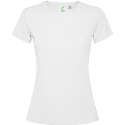 Camiseta técnica ESTORIL WOMAN personalizable online — blanco, taller en Madrid