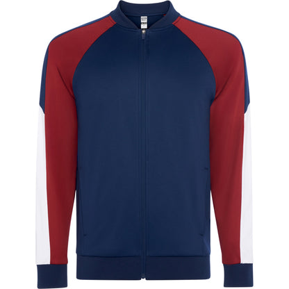 Chaqueta GLADIUS en color granate/marino, personalización a medida en Crea41