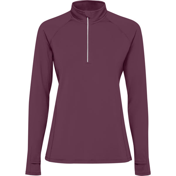 Sudadera ESTAMBUL WOMAN en color rojo ciruela para personalizar con tu logo, nombre o foto