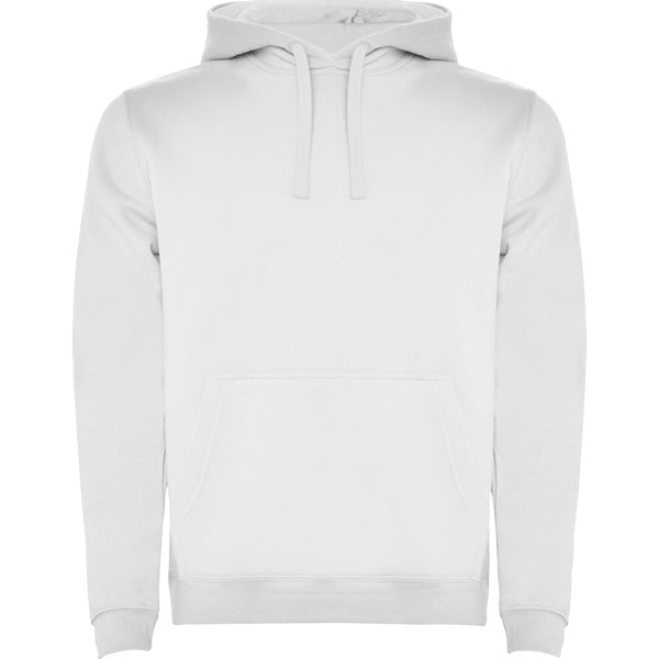 Sudadera URBAN en color blanco para personalizar con tu logo, nombre o foto