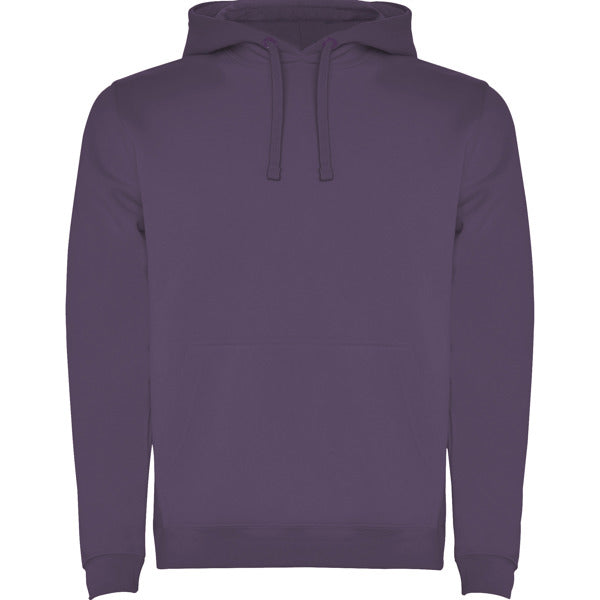 Sudadera URBAN en color lila, personalización a medida en Gráficas Hugo