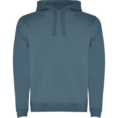 Sudadera URBAN en color azul tormenta — estampación y bordado de tu diseño