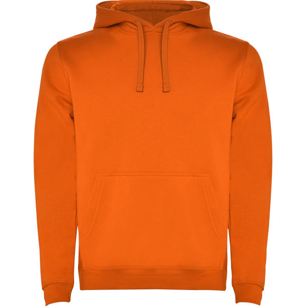 Sudadera URBAN personalizable online — naranja, taller en Madrid