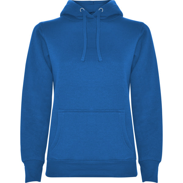Sudadera URBAN WOMAN en color royal para personalizar con tu logo, nombre o foto