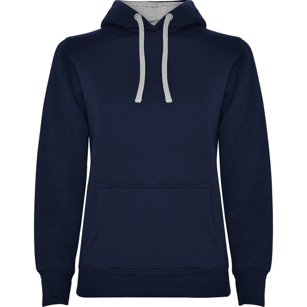 Sudadera URBAN WOMAN personalizable online — marino/gris vigore, taller en Madrid