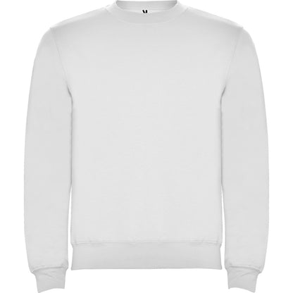 Sudadera CLASICA en color blanco — estampación y bordado de tu diseño