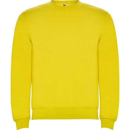 Sudadera CLASICA en color amarillo para personalizar con tu logo, nombre o foto