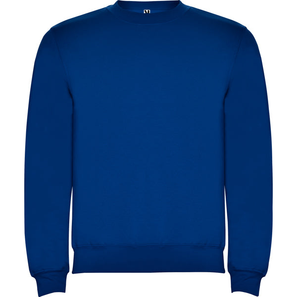 Sudadera CLASICA en color royal, personalización a medida en Gráficas Hugo