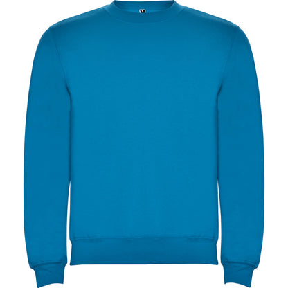 Sudadera CLASICA en color azul oceano, personalización a medida en Gráficas Hugo
