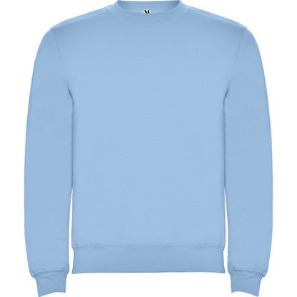Sudadera CLASICA en color celeste para personalizar con tu logo, nombre o foto