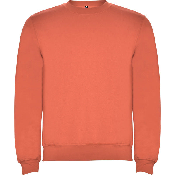 Sudadera CLASICA en color coral, personalización a medida en Gráficas Hugo