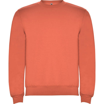 Sudadera CLASICA en color coral, personalización a medida en Gráficas Hugo