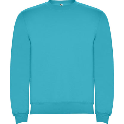 Sudadera CLASICA en color turquesa para personalizar con tu logo, nombre o foto