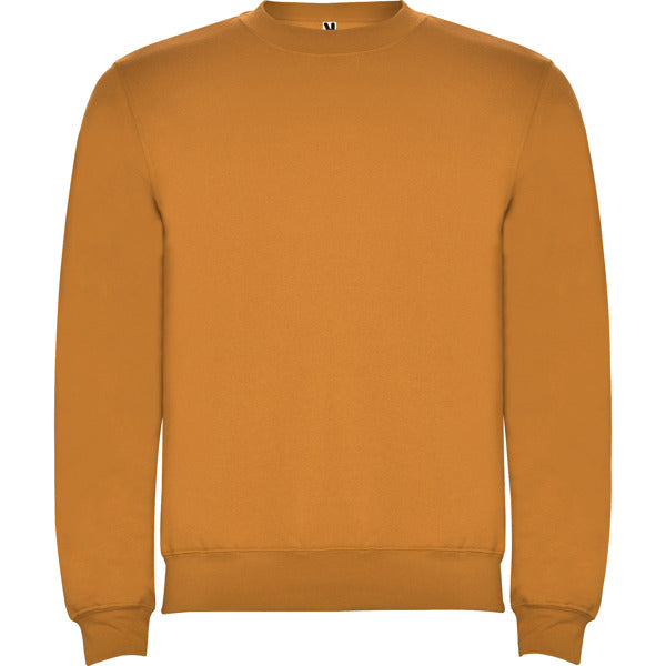 Sudadera CLASICA en color amarillo curry para personalizar con tu logo, nombre o foto
