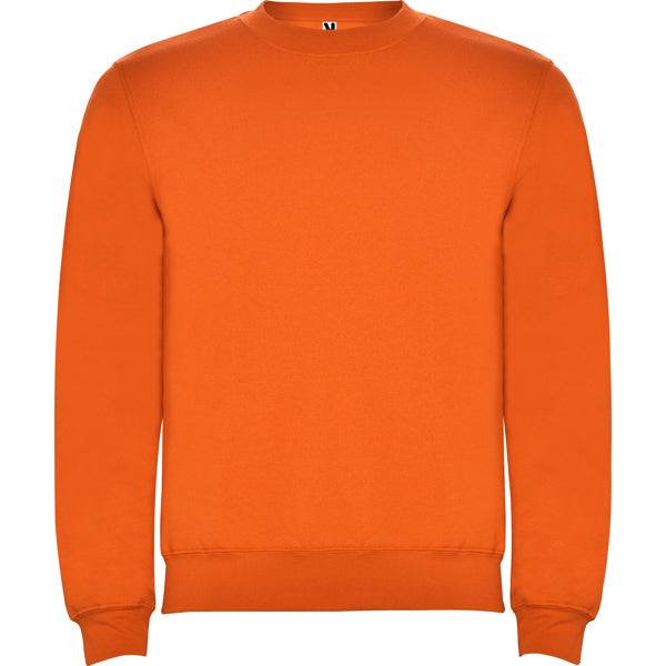 Sudadera CLASICA en color naranja para personalizar con tu logo, nombre o foto