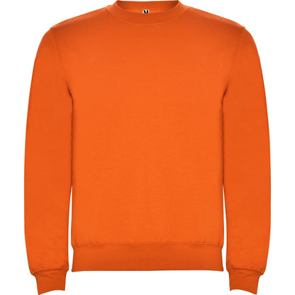 Sudadera CLASICA en color naranja para personalizar con tu logo, nombre o foto