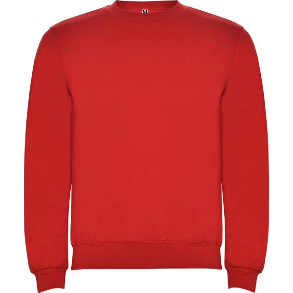 Sudadera CLASICA en color rojo para personalizar con tu logo, nombre o foto