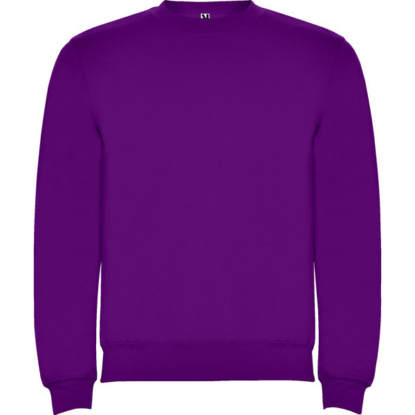 Sudadera CLASICA en color purpura, personalización a medida en Gráficas Hugo