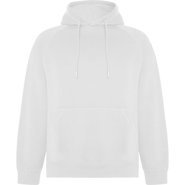 Sudadera VINSON en color blanco, personalización a medida en Gráficas Hugo