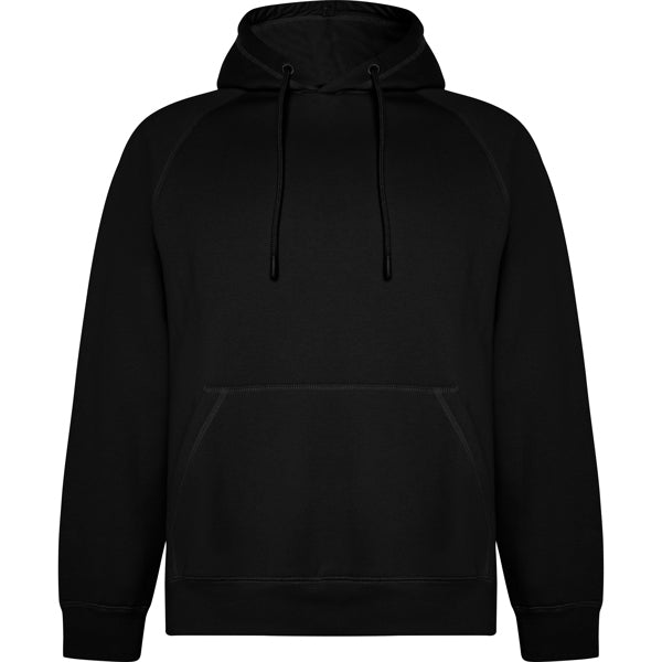 Sudadera VINSON en color negro — estampación y bordado de tu diseño