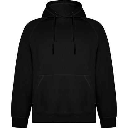 Sudadera VINSON en color negro — estampación y bordado de tu diseño