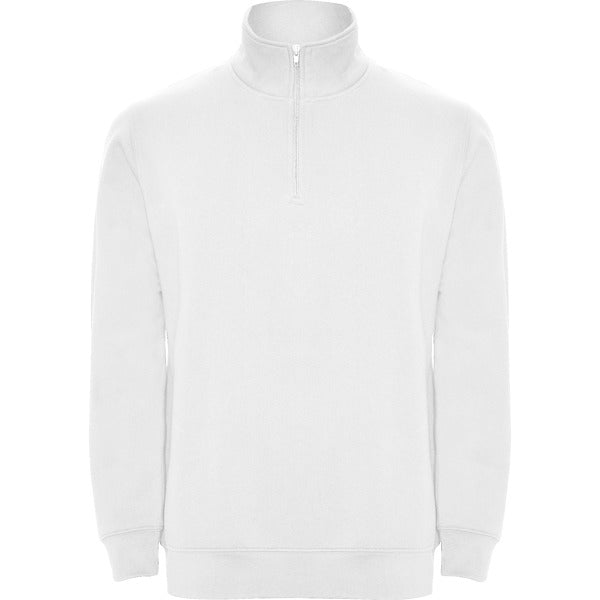 Sudadera ANETO en color blanco — estampación y bordado de tu diseño