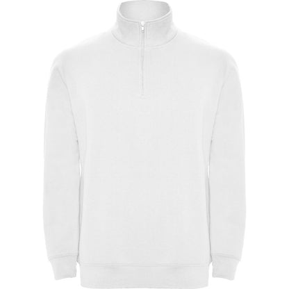 Sudadera ANETO en color blanco — estampación y bordado de tu diseño