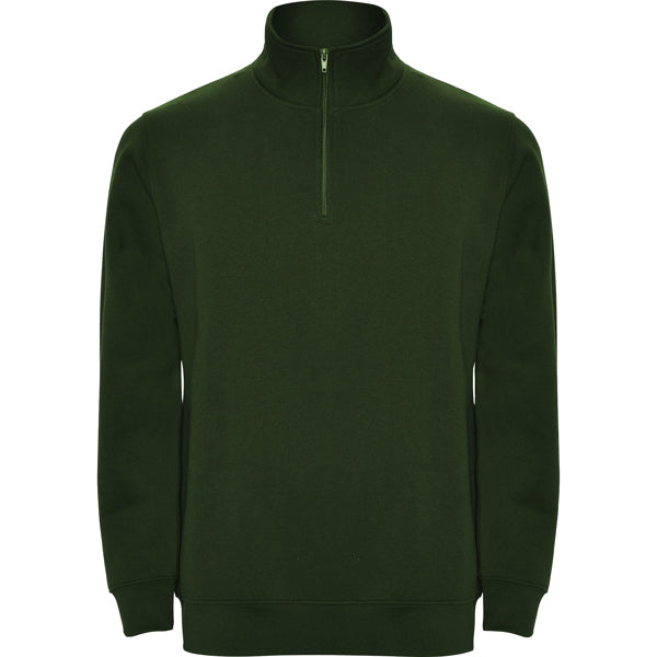 Sudadera ANETO en color verde botella — estampación y bordado de tu diseño