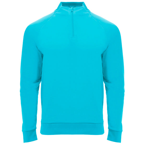 Sudadera EPIRO en color turquesa fluor para personalizar con tu logo, nombre o foto