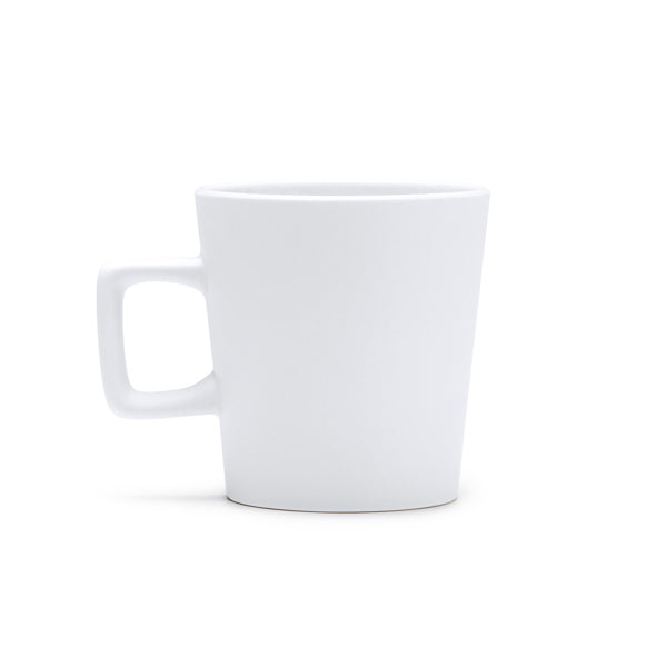 Taza GALVAN en color blanco para personalizar con tu logo, nombre o foto