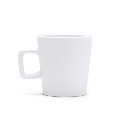 Taza GALVAN en color blanco para personalizar con tu logo, nombre o foto