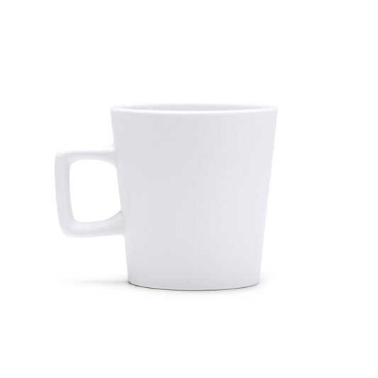 Taza GALVAN en color blanco para personalizar con tu logo, nombre o foto