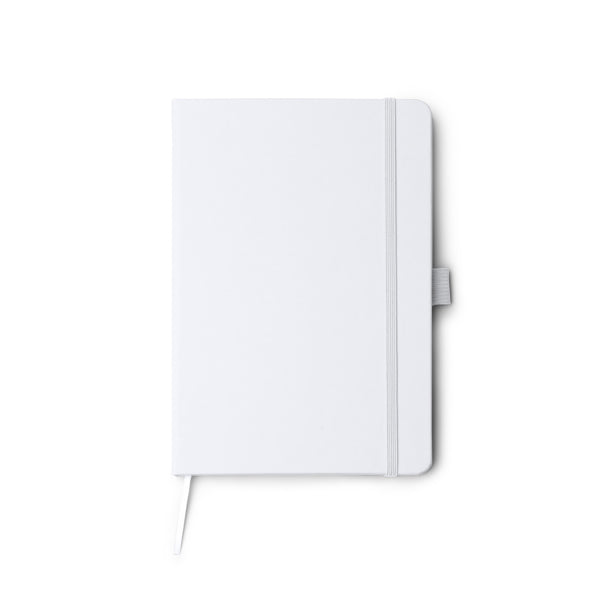 Libretas MARION en color blanco para personalizar con tu logo, nombre o foto