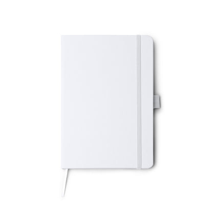 Libretas MARION en color blanco para personalizar con tu logo, nombre o foto