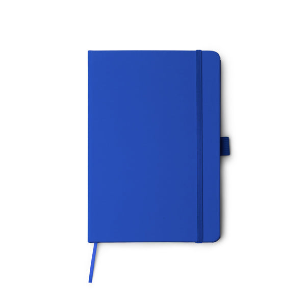 Libretas MARION en color royal — impresión personalizada de tu logo