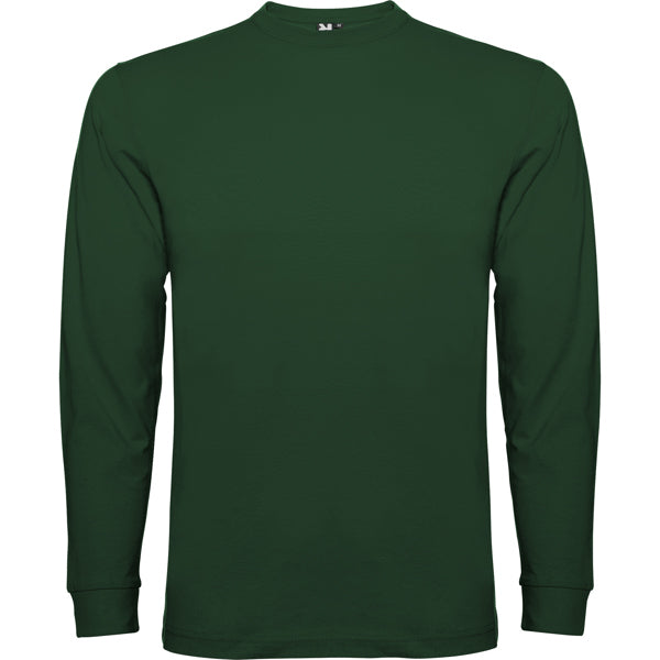 Camiseta manga larga POINTER en color verde botella, personalización a medida en Crea41