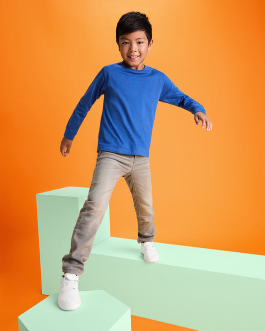 Camiseta manga larga POINTER CHILD Infantil para personalizar con tu logo, nombre o foto