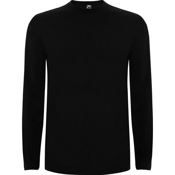 Camiseta manga larga EXTREME en color negro — estampación y bordado de tu diseño