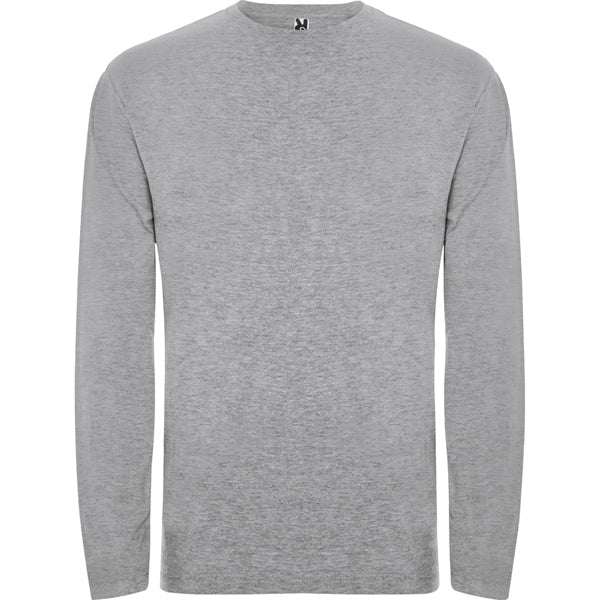Camiseta manga larga EXTREME en color gris vigore — estampación y bordado de tu diseño