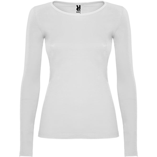 Camiseta manga larga EXTREME WOMAN en color blanco, personalización a medida en Crea41