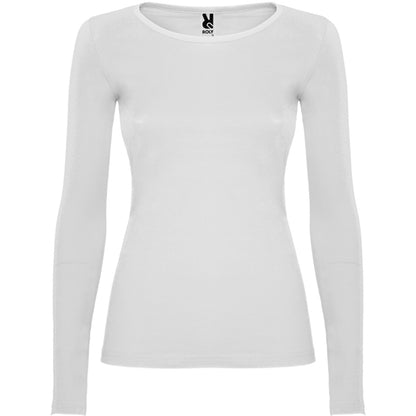 Camiseta manga larga EXTREME WOMAN en color blanco, personalización a medida en Crea41