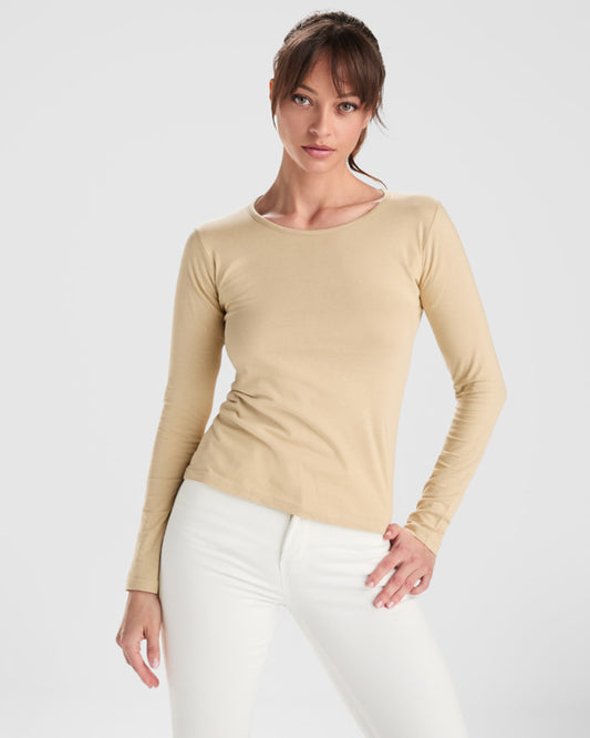 Camiseta manga larga EXTREME WOMAN para personalizar con tu logo, nombre o foto