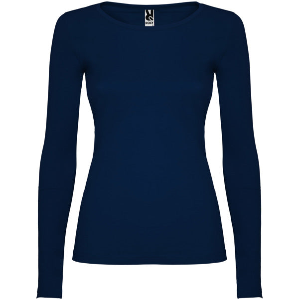 Camiseta manga larga EXTREME WOMAN personalizable online — marino, taller en Madrid