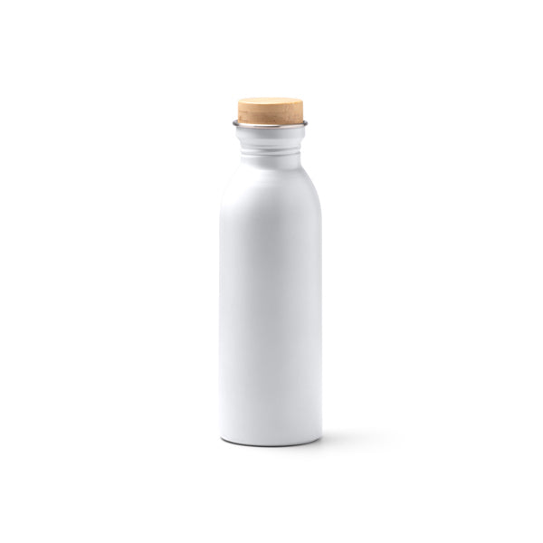 Bidón LEVU en color blanco para personalizar con tu logo, nombre o foto