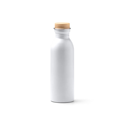Bidón LEVU en color blanco para personalizar con tu logo, nombre o foto
