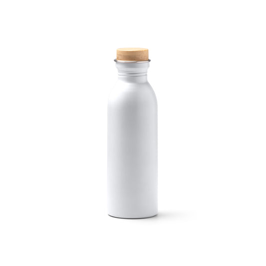 Bidón LEVU en color blanco para personalizar con tu logo, nombre o foto