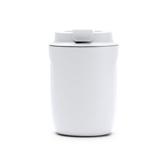 Vaso TANIK en color blanco para personalizar con tu logo, nombre o foto