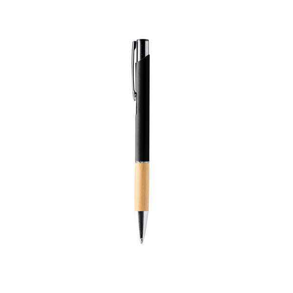 Bolígrafos BORUX en color negro, personalización a medida en Crea41